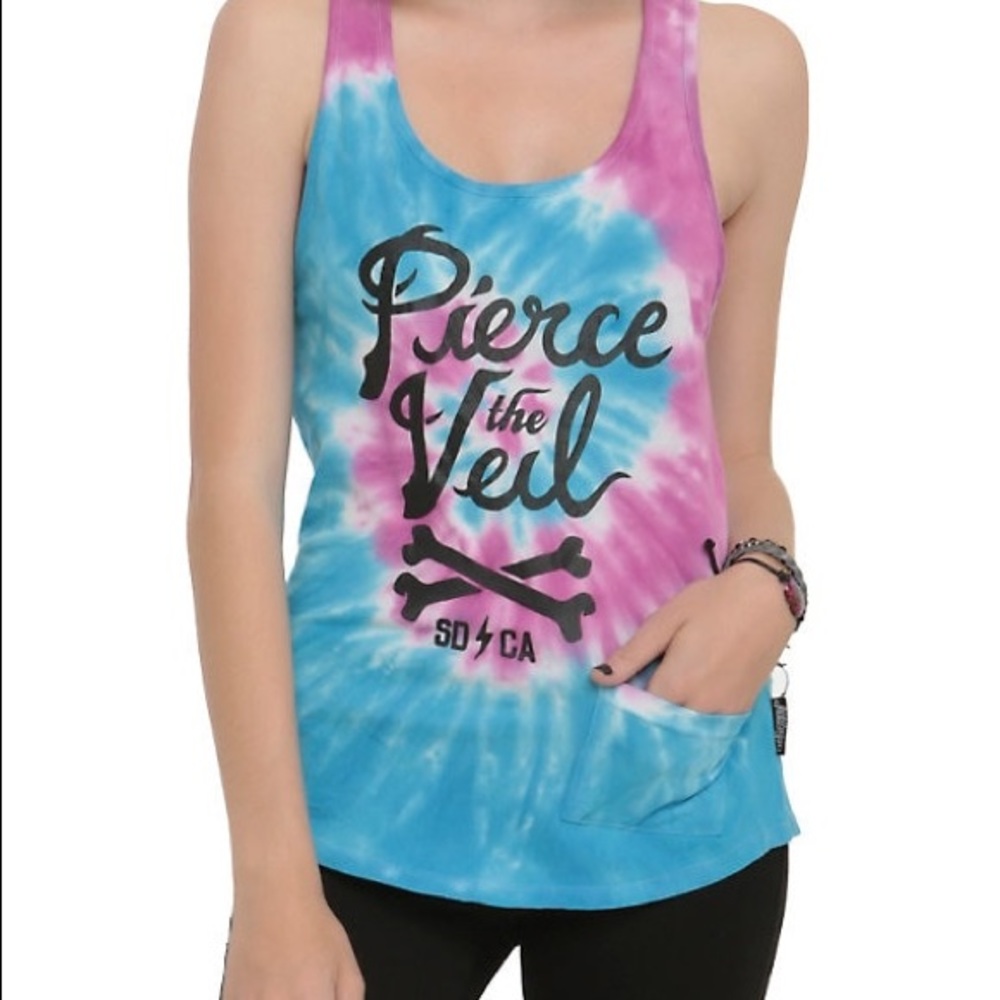 Pierce The Veil Tie-Die Tanktop